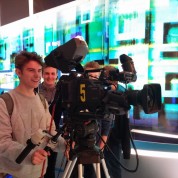Klasa dziennikarska w siedzibie TVP Poznań
