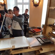 Powiększ zdjęcie Rekonstrukcja prasy Gutenberga w Muzeum Drukarstwa w Supraślu